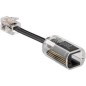 goobay 7.5cm Sort Transparent goobay 7.5cm Sort Transparent